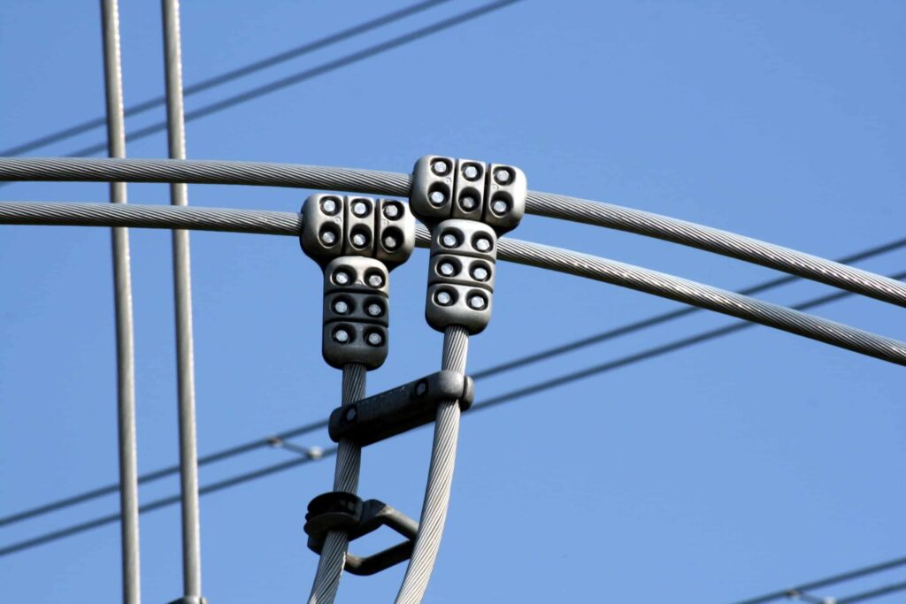 Klemmen montiert auf Leiter